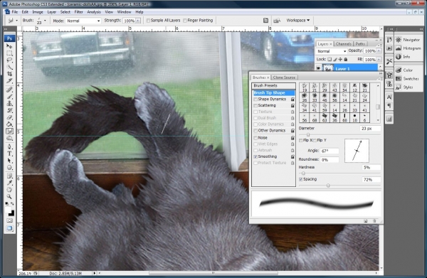 Creation of El Gato Loco: Step 3